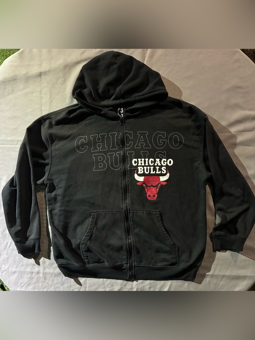 NBA Black Pullover Hoodie with White NBA Logo